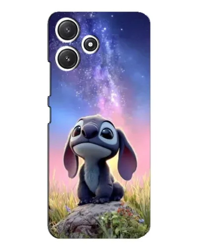Чехол для Xiaomi POCO M6 с картинкой «Стич на рассвете»