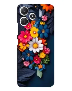Чехол для Xiaomi POCO M6 с картинкой «Цветочная феерия»