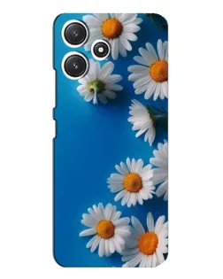 Чехол для Xiaomi POCO M6 с картинкой «Белоснежные маргаритки»