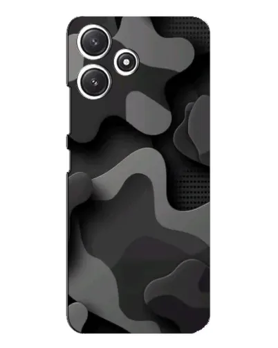 Чехол для Xiaomi POCO M6 с картинкой «Темный абстрактный камуфляж»
