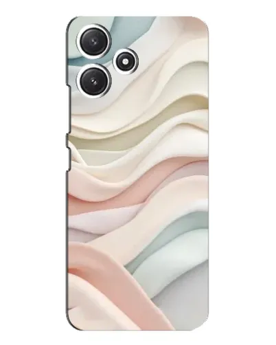 Чехол для Xiaomi POCO M6 с картинкой «Пастельные нежные волны»