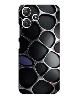 Чехол для Xiaomi POCO M6 с картинкой «Объемная темная решетка» Чехол для Xiaomi POCO M6 с картинкой «Объемная темная решетка»