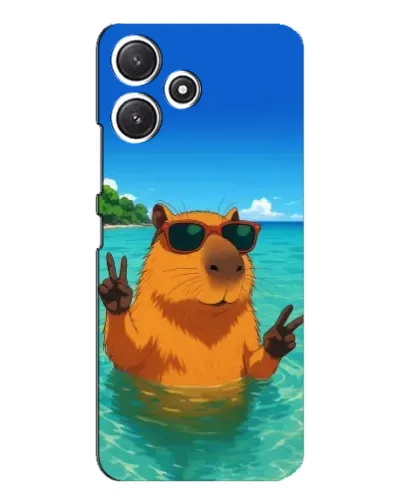 Чехол для Xiaomi POCO M6 с картинкой «Морская капибара» Чехол для Xiaomi POCO M6 с картинкой «Морская капибара»