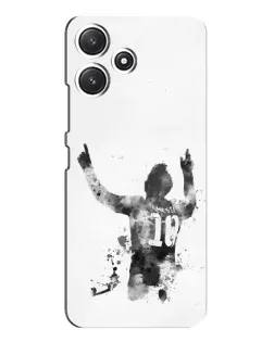 Чохол для Xiaomi POCO M6 з картинкою «Чорно-білий силует Мессі» Чохол для Xiaomi POCO M6 з картинкою «Чорно-білий силует Мессі»
