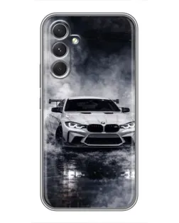 Чехол для Xiaomi Poco M7 Plus с картинкой «BMW сквозь туман» Чехол для Xiaomi Poco M7 Plus с картинкой «BMW сквозь туман»