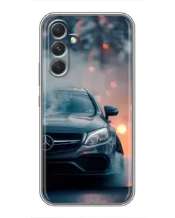 Чехол для Xiaomi Poco M7 Plus с картинкой «Mercedes — ночной город» Чехол для Xiaomi Poco M7 Plus с картинкой «Mercedes — ночной город»