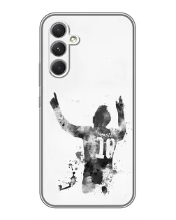 Чохол для Xiaomi Poco M7 Plus з картинкою «Чорно-білий силует Мессі» Чохол для Xiaomi Poco M7 Plus з картинкою «Чорно-білий силует Мессі»