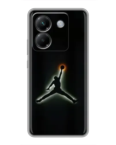 Чехол для Xiaomi Poco M7 Pro 5G с картинкой «Jordan Gradient Logo» Чехол для Xiaomi Poco M7 Pro 5G с картинкой «Jordan Gradient Logo»