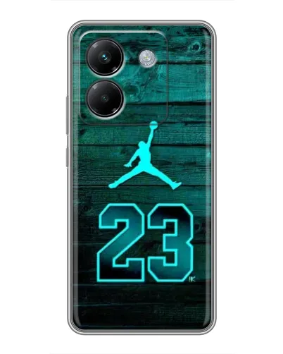Чехол для Xiaomi Poco M7 Pro 5G с картинкой «Jordan Cyan 23» Чехол для Xiaomi Poco M7 Pro 5G с картинкой «Jordan Cyan 23»
