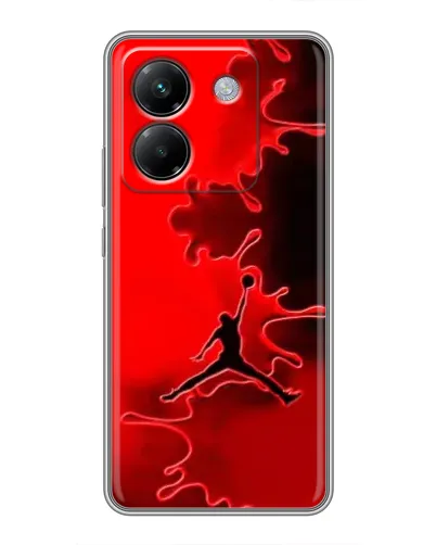 Чехол для Xiaomi Poco M7 Pro 5G с картинкой «Jordan Red Smoke» Чехол для Xiaomi Poco M7 Pro 5G с картинкой «Jordan Red Smoke»