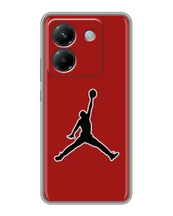 Чехол для Xiaomi Poco M7 Pro 5G с картинкой «Jordan Red Back» Чехол для Xiaomi Poco M7 Pro 5G с картинкой «Jordan Red Back»