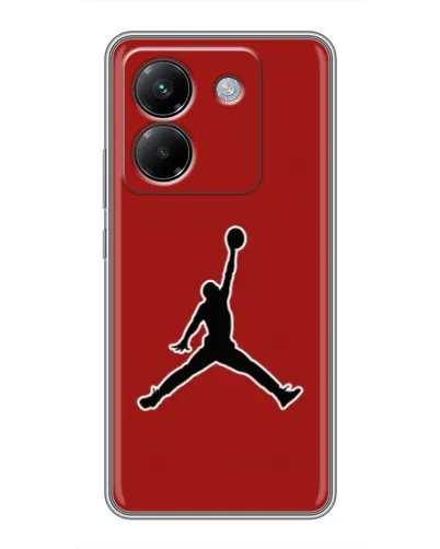 Чехол для Xiaomi Poco M7 Pro 5G с картинкой «Jordan Red Back» Чехол для Xiaomi Poco M7 Pro 5G с картинкой «Jordan Red Back»
