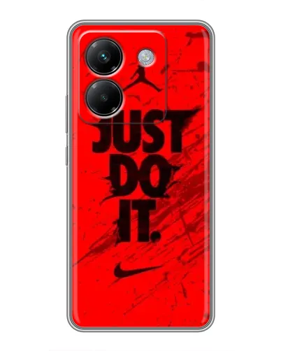 Чехол для Xiaomi Poco M7 Pro 5G с картинкой «Nike Just Do It» Чехол для Xiaomi Poco M7 Pro 5G с картинкой «Nike Just Do It»