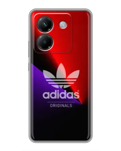 Чехол для Xiaomi Poco M7 Pro 5G с картинкой «Adidas Red Neon»