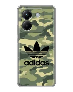 Чохол для Xiaomi Poco M7 Pro 5G з картинкою «Мілітарі стиль Adidas»