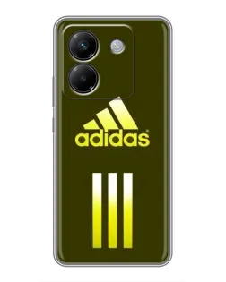 Чехол для Xiaomi Poco M7 Pro 5G с картинкой «Оливковый градиент Adidas»