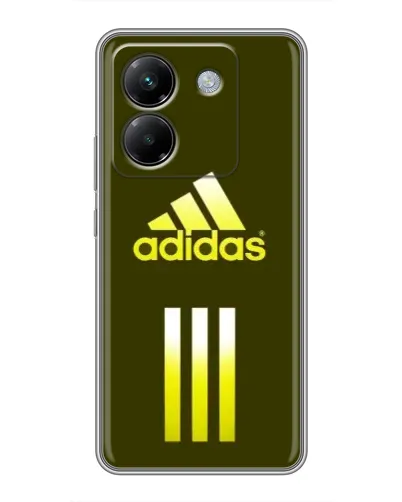 Чехол для Xiaomi Poco M7 Pro 5G с картинкой «Оливковый градиент Adidas»