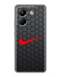 Чехол для Xiaomi Poco M7 Pro 5G с картинкой «Nike — карбоновая сетка» Чехол для Xiaomi Poco M7 Pro 5G с картинкой «Nike — карбоновая сетка»