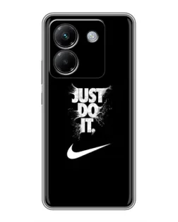 Чехол для Xiaomi Poco M7 Pro 5G с картинкой «Текстовый принт Nike» Чехол для Xiaomi Poco M7 Pro 5G с картинкой «Текстовый принт Nike»