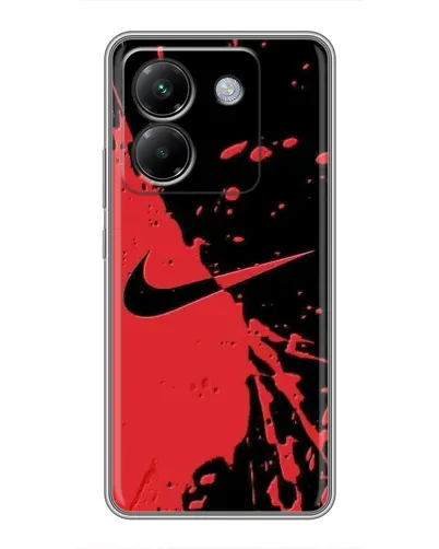 Чехол для Xiaomi Poco M7 Pro 5G с картинкой «Красные брызги Nike» Чехол для Xiaomi Poco M7 Pro 5G с картинкой «Красные брызги Nike»