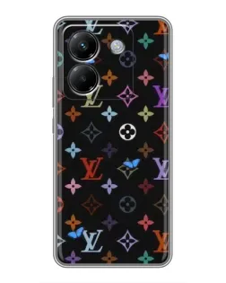 Чехол для Xiaomi Poco M7 Pro 5G с картинкой «Цветная монограмма LV»