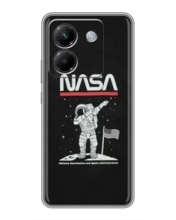 Чехол для Xiaomi Poco M7 Pro 5G с картинкой «NASA — шагаем по Луне» Чехол для Xiaomi Poco M7 Pro 5G с картинкой «NASA — шагаем по Луне»