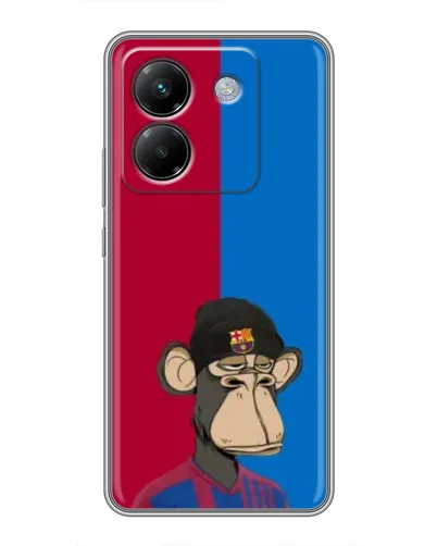 Чехол для Xiaomi Poco M7 Pro 5G с картинкой «Bored Ape — фанат Барсы» Чехол для Xiaomi Poco M7 Pro 5G с картинкой «Bored Ape — фанат Барсы»