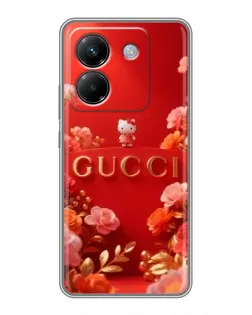 Чехол для Xiaomi Poco M7 Pro 5G с картинкой «Gucci — золотой сад» Чехол для Xiaomi Poco M7 Pro 5G с картинкой «Gucci — золотой сад»