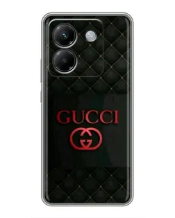 Чехол для Xiaomi Poco M7 Pro 5G с картинкой «Gucci — стеганый черный» Чехол для Xiaomi Poco M7 Pro 5G с картинкой «Gucci — стеганый черный»