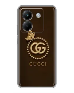 Чехол для Xiaomi Poco M7 Pro 5G с картинкой «Gucci — золотая бабочка» Чехол для Xiaomi Poco M7 Pro 5G с картинкой «Gucci — золотая бабочка»