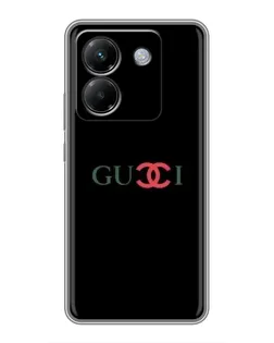 Чехол для Xiaomi Poco M7 Pro 5G с картинкой «Gucci — красный градиент» Чехол для Xiaomi Poco M7 Pro 5G с картинкой «Gucci — красный градиент»