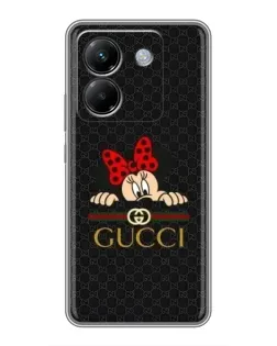 Чехол для Xiaomi Poco M7 Pro 5G с картинкой «Минни Маус Gucci — черный» Чехол для Xiaomi Poco M7 Pro 5G с картинкой «Минни Маус Gucci — черный»