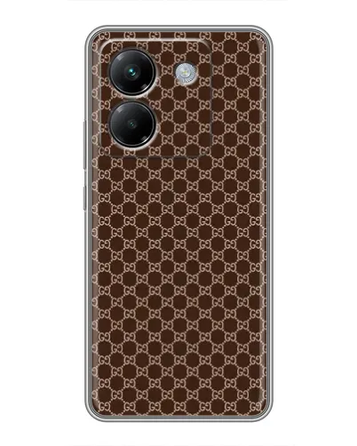 Чехол для Xiaomi Poco M7 Pro 5G с картинкой «Gucci — шоколадная сетка» Чехол для Xiaomi Poco M7 Pro 5G с картинкой «Gucci — шоколадная сетка»