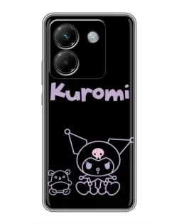 Чехол для Xiaomi Poco M7 Pro 5G с картинкой «Kuromi — черный минимализм» Чехол для Xiaomi Poco M7 Pro 5G с картинкой «Kuromi — черный минимализм»