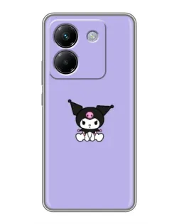 Чехол для Xiaomi Poco M7 Pro 5G с картинкой «Kuromi — фиолетовый минимализм» Чехол для Xiaomi Poco M7 Pro 5G с картинкой «Kuromi — фиолетовый минимализм»