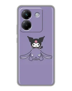 Чехол для Xiaomi Poco M7 Pro 5G с картинкой «Kuromi на лиловом фоне» Чехол для Xiaomi Poco M7 Pro 5G с картинкой «Kuromi на лиловом фоне»