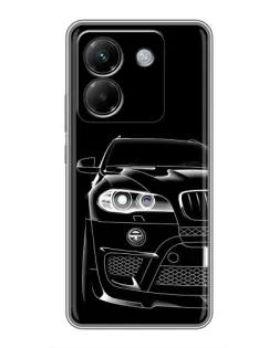 Чехол для Xiaomi Poco M7 Pro 5G с картинкой «Темный силуэт BMW» Чехол для Xiaomi Poco M7 Pro 5G с картинкой «Темный силуэт BMW»