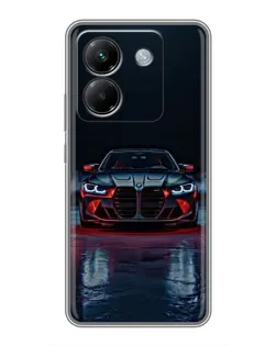 Чехол для Xiaomi Poco M7 Pro 5G с картинкой «BMW на мокрой дороге» Чехол для Xiaomi Poco M7 Pro 5G с картинкой «BMW на мокрой дороге»