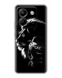 Чехол для Xiaomi Poco M7 Pro 5G с картинкой «BMW и лев» Чехол для Xiaomi Poco M7 Pro 5G с картинкой «BMW и лев»