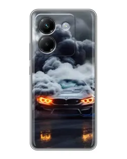 Чехол для Xiaomi Poco M7 Pro 5G с картинкой «BMW в дыму» Чехол для Xiaomi Poco M7 Pro 5G с картинкой «BMW в дыму»