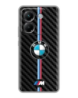 Чехол для Xiaomi Poco M7 Pro 5G с картинкой «Эмблема BMW и карбон» Чехол для Xiaomi Poco M7 Pro 5G с картинкой «Эмблема BMW и карбон»