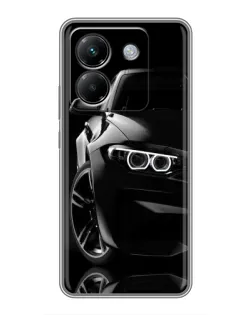 Чехол для Xiaomi Poco M7 Pro 5G с картинкой «Черная BMW — профиль» Чехол для Xiaomi Poco M7 Pro 5G с картинкой «Черная BMW — профиль»