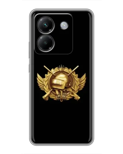 Чехол для Xiaomi Poco M7 Pro 5G с картинкой «PUBG — оранжевый градиент» Чехол для Xiaomi Poco M7 Pro 5G с картинкой «PUBG — оранжевый градиент»