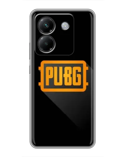 Чехол для Xiaomi Poco M7 Pro 5G с картинкой «PUBG — рамка лого» Чехол для Xiaomi Poco M7 Pro 5G с картинкой «PUBG — рамка лого»