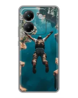 Чехол для Xiaomi Poco M7 Pro 5G с картинкой «PUBG — свободное падение» Чехол для Xiaomi Poco M7 Pro 5G с картинкой «PUBG — свободное падение»