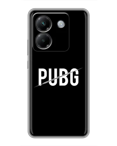 Чехол для Xiaomi Poco M7 Pro 5G с картинкой «PUBG — белый логотип» Чехол для Xiaomi Poco M7 Pro 5G с картинкой «PUBG — белый логотип»