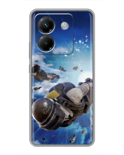 Чехол для Xiaomi Poco M7 Pro 5G с картинкой «Десант PUBG — прыжок» Чехол для Xiaomi Poco M7 Pro 5G с картинкой «Десант PUBG — прыжок»