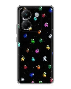 Чохол для Xiaomi Poco M7 Pro 5G з картинкою «Екіпаж Among Us»