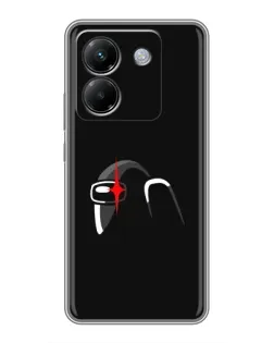 Чохол для Xiaomi Poco M7 Pro 5G з картинкою «Among Us шолом»