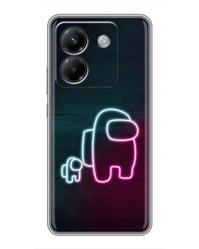 Чехол для Xiaomi Poco M7 Pro 5G с картинкой «Among Us неон-арт» Чехол для Xiaomi Poco M7 Pro 5G с картинкой «Among Us неон-арт»